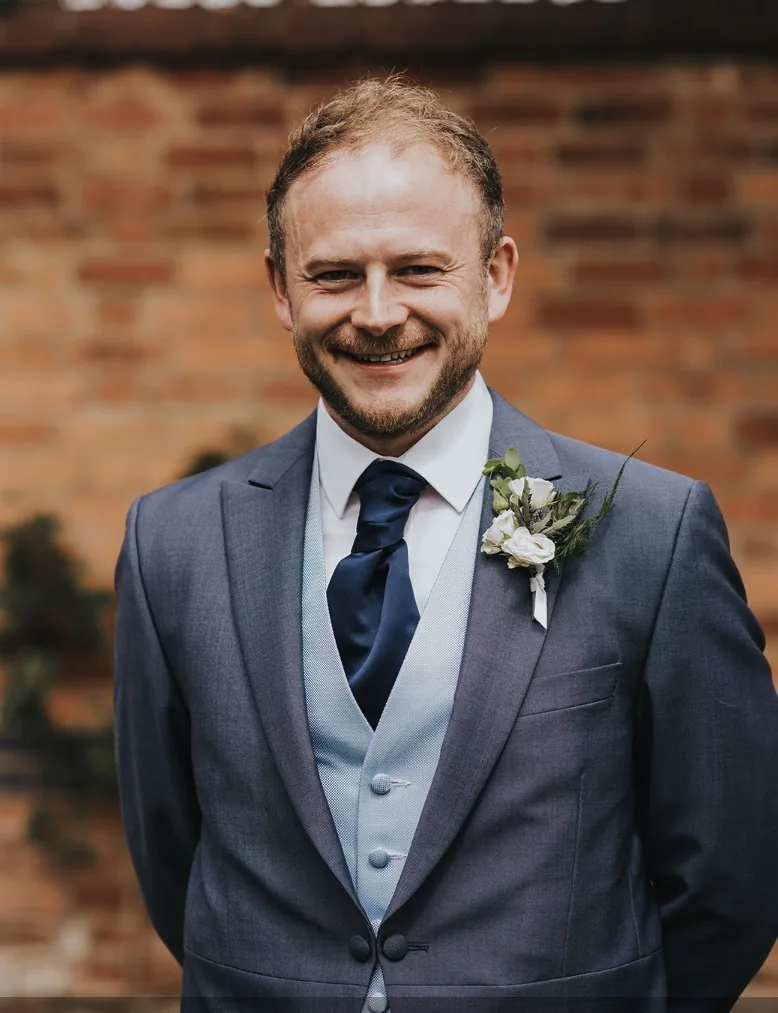 Wedding suits hired from Scotney’s of London Road