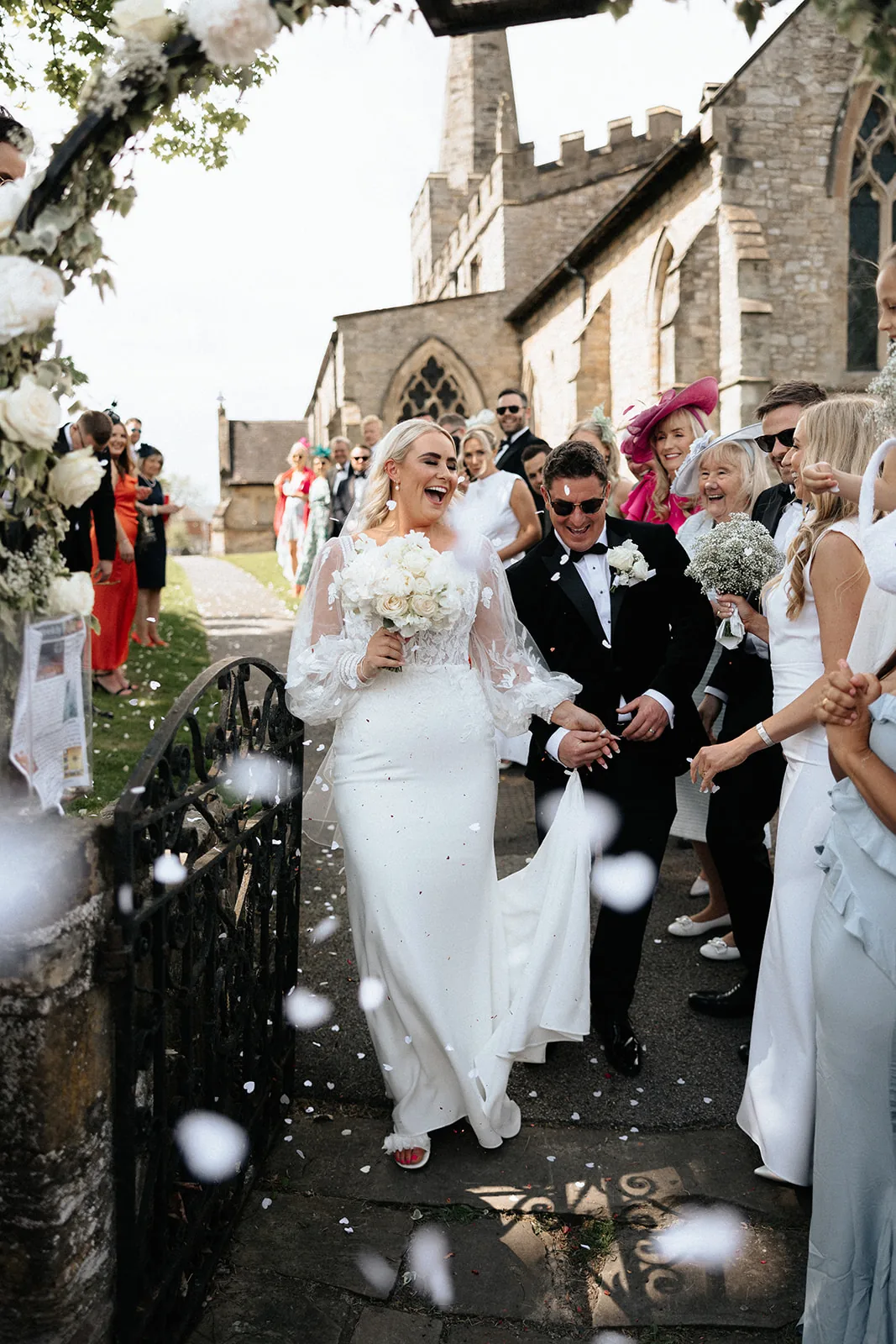 Chloe and Josh — wedding suits hired from Scotney’s of London Road