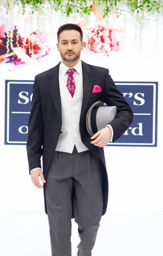 Wedding suits hired from Scotney’s of London Road