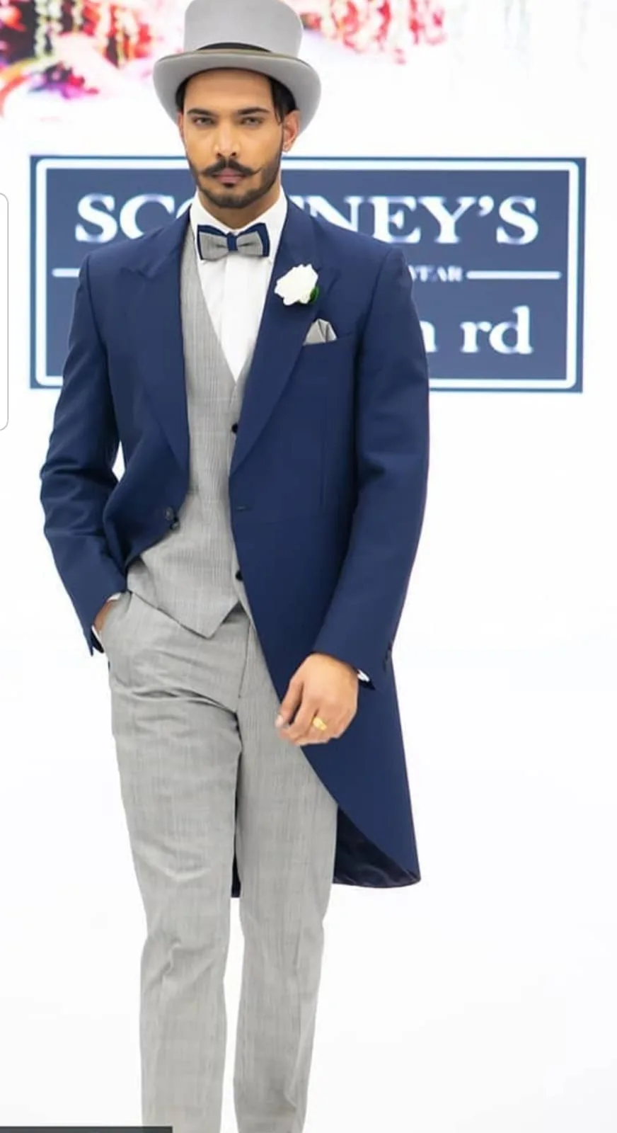 Wedding suits hired from Scotney’s of London Road