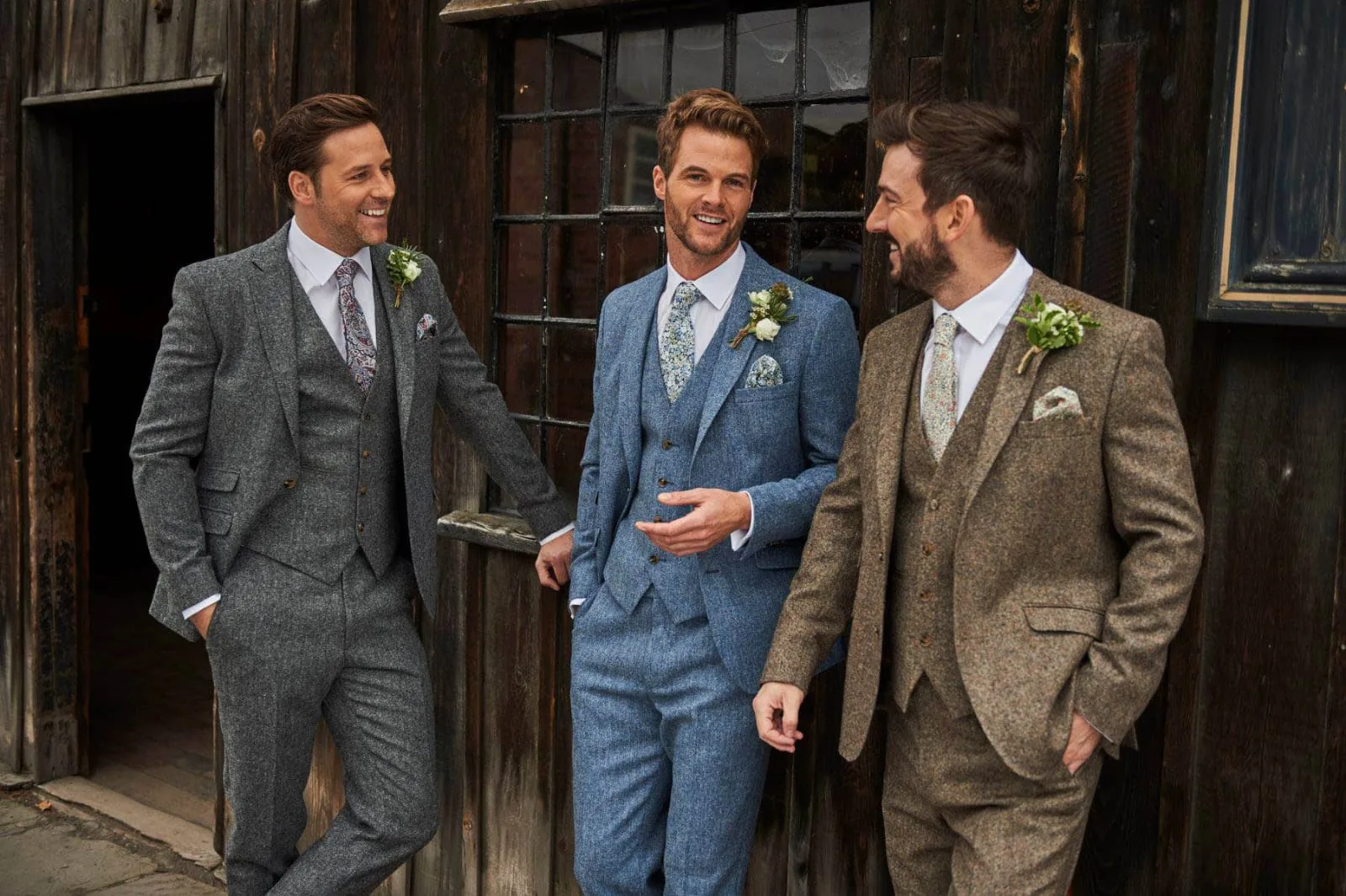 Wedding suits hired from Scotney’s of London Road