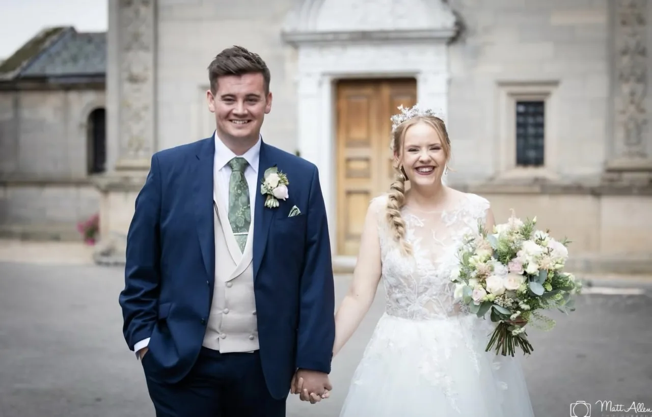 Wedding suits hired from Scotney’s of London Road