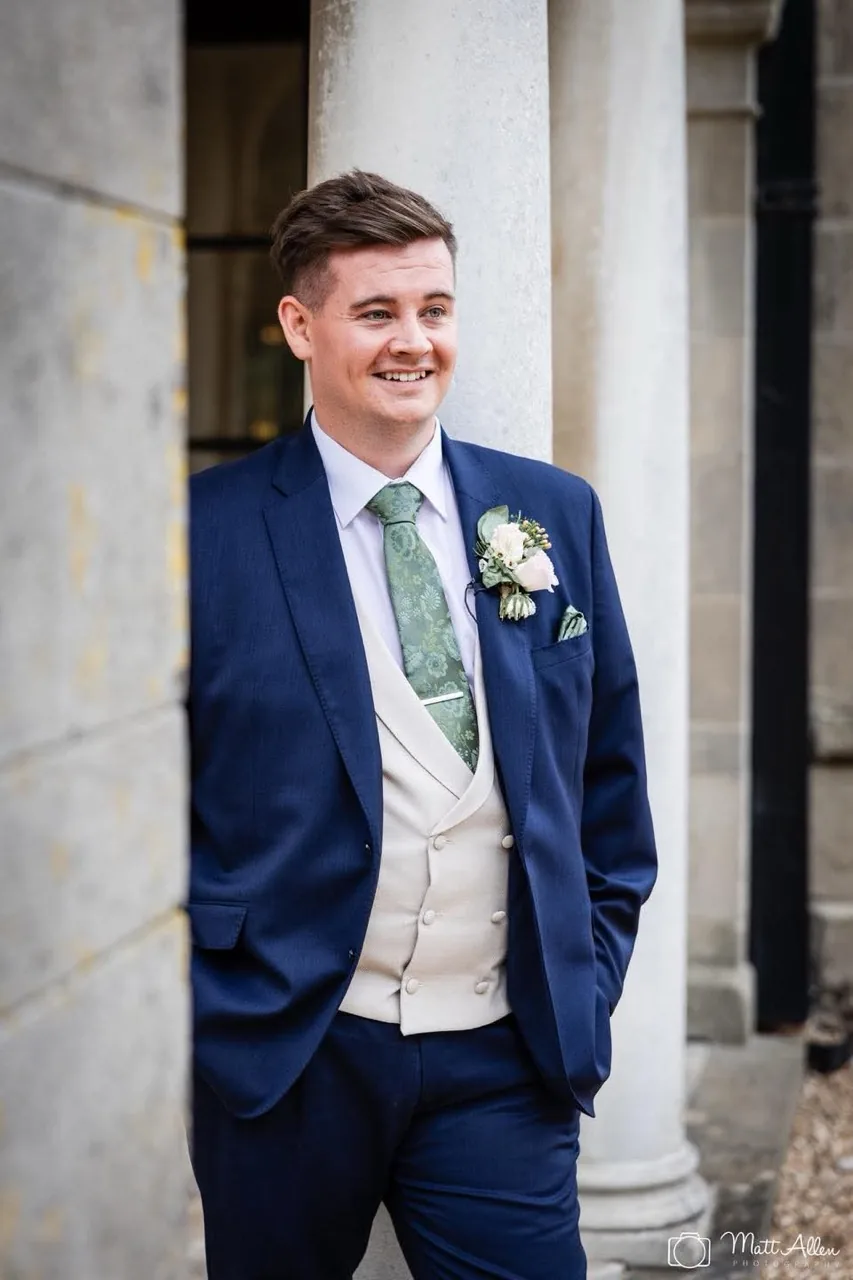 Wedding suits hired from Scotney’s of London Road