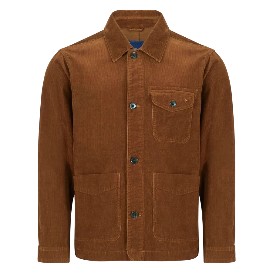 DG's Drifter tan corduroy jacket with patch pockets